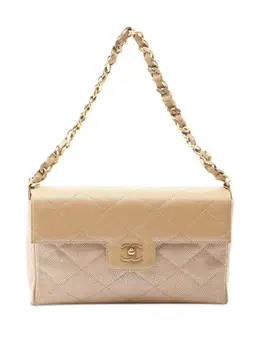 CHANEL Pre-Owned: Коричневая сумка 