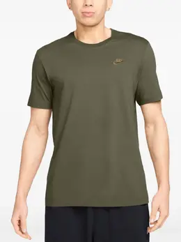 Nike: Зелёная футболка  Club