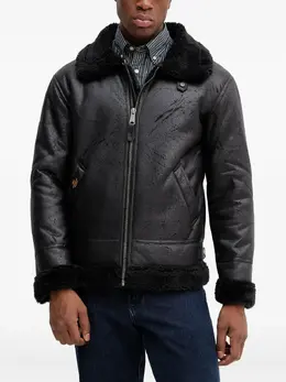 Alpha Industries: Кожаная куртка 