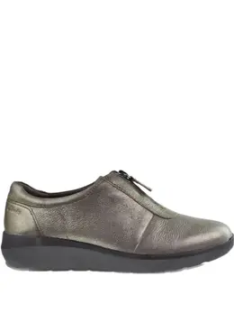 Clarks Originals: Чёрные кроссовки 