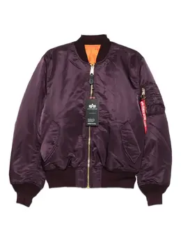 Alpha Industries: Фиолетовая куртка 