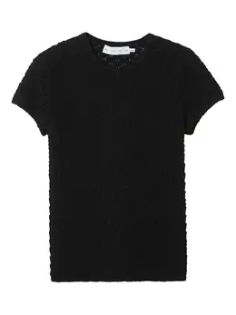 Proenza Schouler White Label: Чёрная футболка 