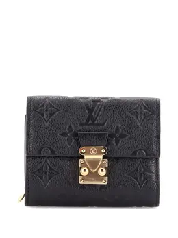 Louis Vuitton Pre-Owned: Чёрный кошелёк 