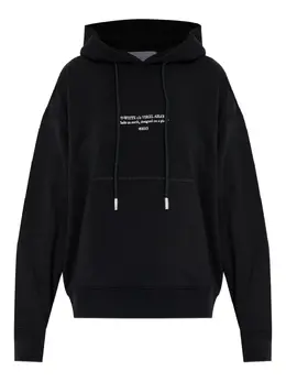 Off-White: Чёрная толстовка 