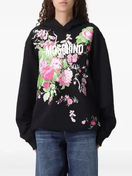 Moschino: Толстовка с растительным принтом 