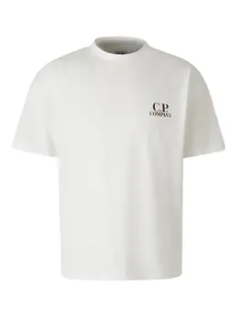 C.P. Company: Белая футболка 