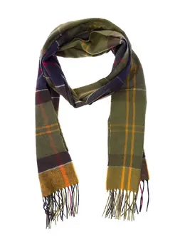 Barbour: Зелёный шарф 