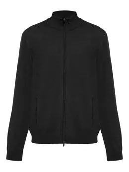 Ea7 Emporio Armani: Чёрный свитер 