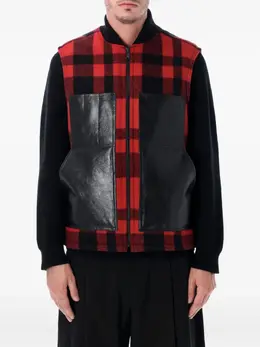 Junya Watanabe MAN: Красный жилет 