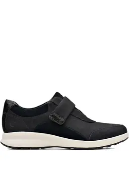 Clarks Originals: Чёрные кроссовки 