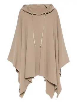 Rick Owens DRKSHDW: Плащ с капюшоном 