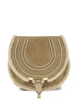 Chloé: Светлая сумка через плечо  Marcie