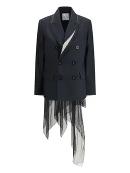 sacai: Двубортный жакет 