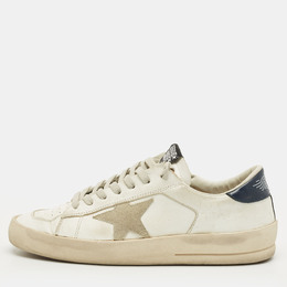 Golden Goose: Белые кроссовки  Stardan