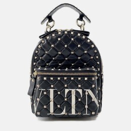 Valentino: Чёрный рюкзак  VLTN