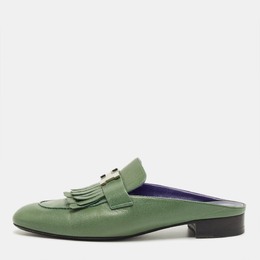 Hermes: Зелёные сабо 
