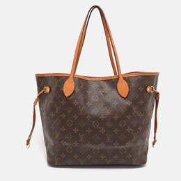 Louis Vuitton: Коричневая сумка  Neverfull MM