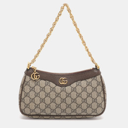 Gucci: Бежевая сумка  GG Supreme
