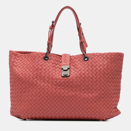 Bottega Veneta: Красные брюки  Intrecciato