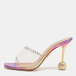 Aquazzura: Розовые сандалии 