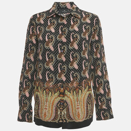 Etro: Чёрная рубашка 