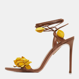 Aquazzura: Коричневые сандалии 