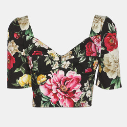 Dolce & Gabbana: Чёрный топ 