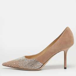 Jimmy Choo: Бежевые туфли  Love