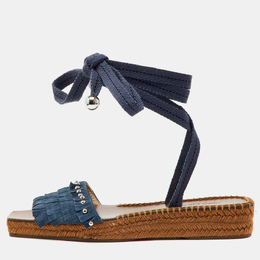 Jimmy Choo: Голубые мокасины 