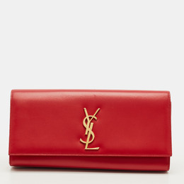 Saint Laurent Paris: Красный клатч 