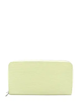 Louis Vuitton Pre-Owned: Зелёный кошелёк 
