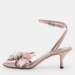 Dolce & Gabbana: Розовые сандалии  Keira
