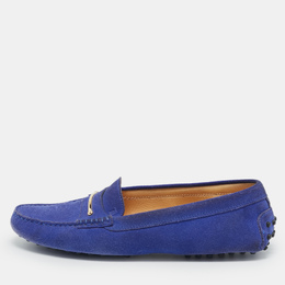 Tod's: Голубые мокасины 
