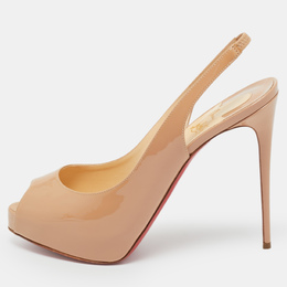 Christian Louboutin: Бежевые туфли 