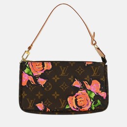 Louis Vuitton: Коричневая сумка  Pochette Accessoires