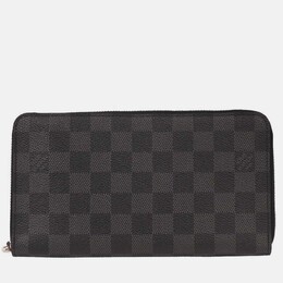 Louis Vuitton: Чёрный кошелёк  Zippy
