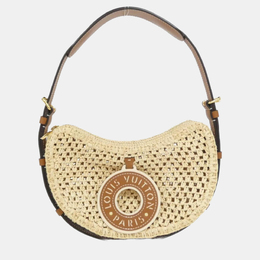 Louis Vuitton: Бежевая сумка 