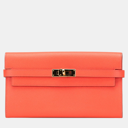 Hermes: Розовый кошелёк  Kelly
