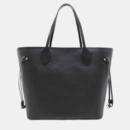 Louis Vuitton: Чёрная сумка  Neverfull MM