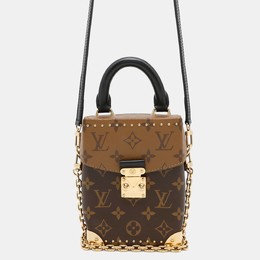 Louis Vuitton: Коричневая сумка 