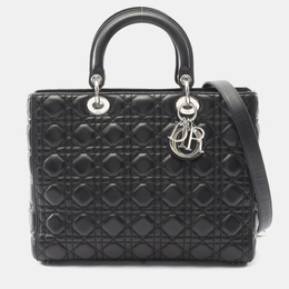 Dior: Чёрная сумка 