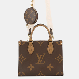 Louis Vuitton: Коричневая сумка 