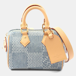 Louis Vuitton: Голубая сумка  Speedy