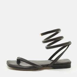 Bottega Veneta: Тёмные сандалии 