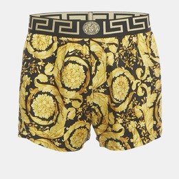 Versace: Чёрные шорты  Barocco