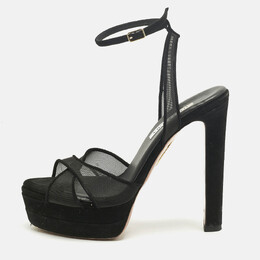 Aquazzura: Чёрные сандалии 