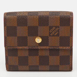Louis Vuitton: Коричневый кошелёк 
