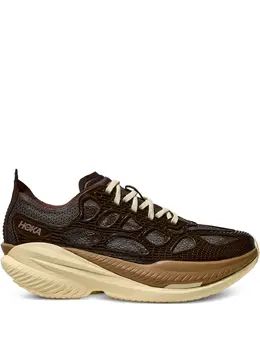 HOKA: Коричневые кроссовки 