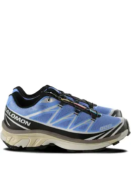 Salomon: Голубые кроссовки 