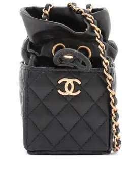 CHANEL Pre-Owned: Чёрная сумка 